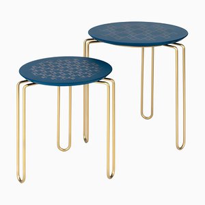 Set de 2 Tables Basses Caleido par Mentemano, Set de 2