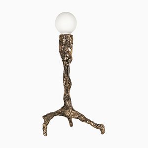 Lampada scultorea in bronzo Sweet Thing II di William Guillon