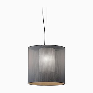 Gray Moaré M Pandant Lamp by Antoni Arola