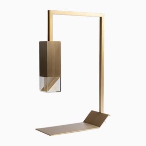 Brass Table Lamp Two 01 Revamp Edition by Formaminima