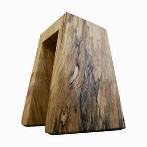 Spalted Maple Stool by Fritz Baumann