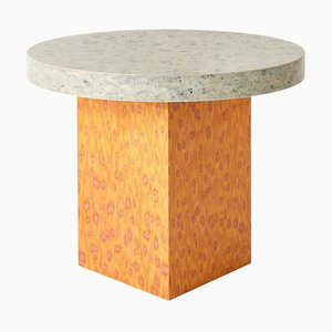 Round Bold Osis Triangle Base Side Table by Llot Llov