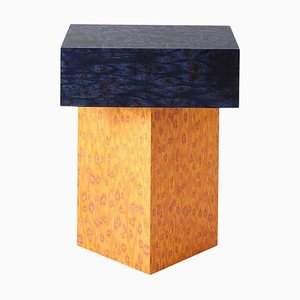 Rectangle Bold Osis Triangle Base Side Table by Llot Llov