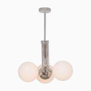 Lampe à Suspension 3 Tubular Sm en Nickel Poli par Schwung