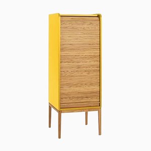 Tapparelle Medium Cabinet in Mustard Yellow by Colé Italia