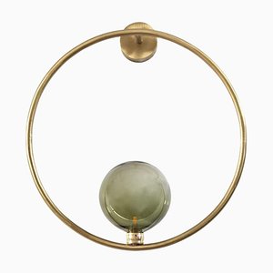 Gaia Green Sconce by Emilie Lemardeley