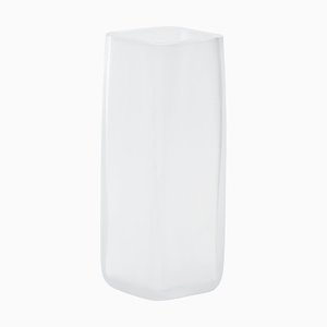 Vase Cube Blanc par Purho