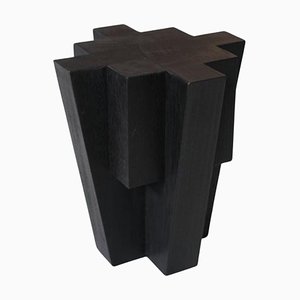 Black Bunker Side Table by Arno Declercq