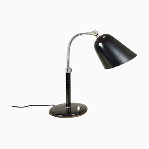 Lámpara de mesa racionalista de metal cromado de Ignazio Gardella