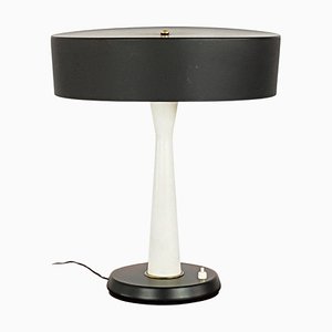 Mid-Century Italian Metal and Brass Table Lamp, 1950s