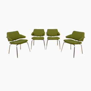 Fauteuils Conférence Mid-Century par Jacob Jensen pour Duba, 1960s, Set de 4