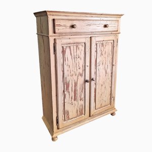 Naturally Distress Provenzal Pine Cabinet, 1980s