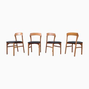 Danish Chairs, 1970s, Set of 4