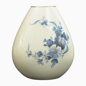 Vase 2e Moitié du 20e Siècle en Porcelaine de Bavaria Manufactory PMR Jaeger & Co., Allemagne