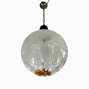 Murano Glass Chandelier attributed to Mazzega, Italy, 1970s
