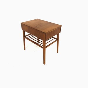 Table de Chevet en Orme, Suède, 1950s