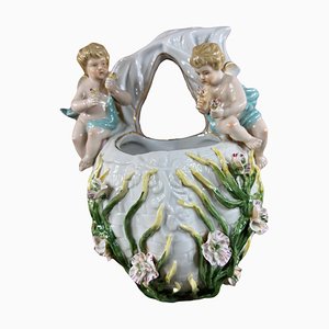 Decorazione da parete Putti in porcellana Meissen, anni '20