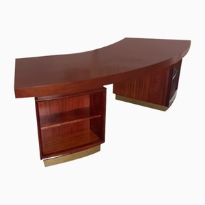 Mid-Century Boomerang Desk attributed to Osvaldo Borsani, 1940s