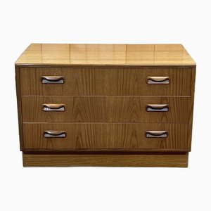 3-Drawer Teak Chest of Drawers from GPlan, 1970s