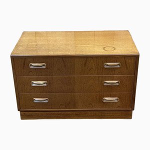 3-Drawer Teak Chest of Drawers from G-Plan, 1970s
