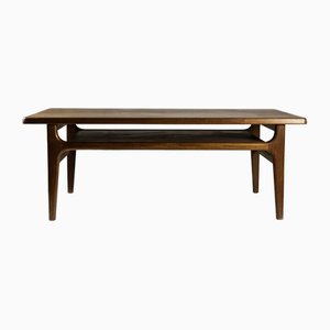 Danish Centro Table in Teak by Niels Bach, 1960s