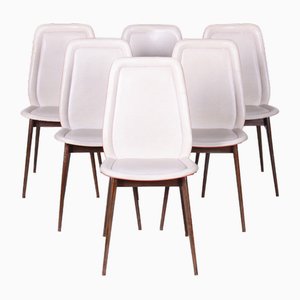 Art Deco Dining Chairs attributed to Jules Leleu, France, 1940s, Set of 6