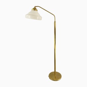 Brass Pull-Out Floor Lamp, Berlin, 1920s