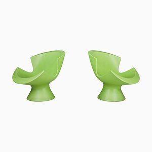 Kiwi Green Kite Chairs by Karim Rashid, the Netherlands, 2004, Set of 2