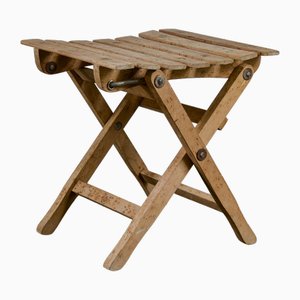 Small Stool with Foldable Wood from Fratelli Reguitti
