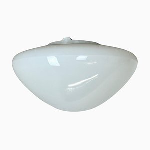 Lampada da soffitto Wv339 in vetro attribuita a Wilhelm Wagenfeld per Lindner, Germania, anni '60