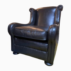 Leather Club Chair, 1930s