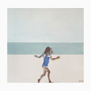 Joanna Woyda, Running, 2023, Acrílico sobre lienzo