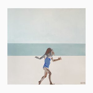 Joanna Woyda, Running, 2023, Acrylic on Canvas