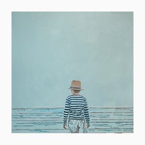 Joanna Woyda, In a Hat, 2023, Acrylic on Canvas