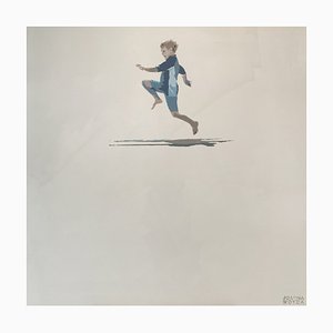 Joanna Woyda, Running, 2023, Acrylic on Canvas