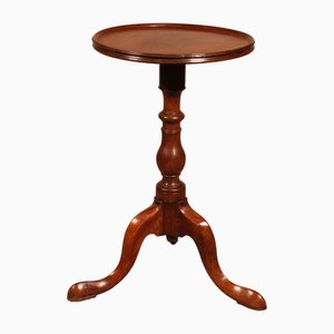 Petite Table Tripode en Acajou, 19ème Siècle