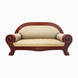 Biedermeier Mahogany Sofa, 1850s