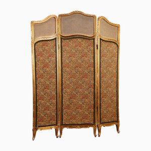 20th Century Neoclassical Screen in Carved Wood