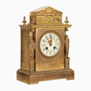 Horloge de Comptoir, Bronze, 19ème Siècle