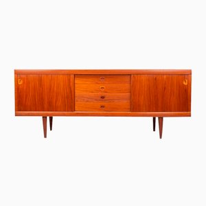 Credenza in teak di HW Klein per Bramin, Danimarca, anni '60