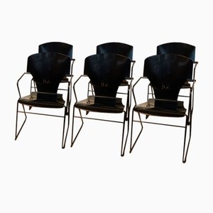 Minimalist Egoa 300 Chairs by Josep Mora, 1980s, Set of 6