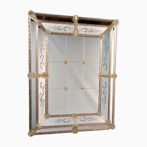 Espejo Cà Lileo veneciano de cristal de Murano de Fratelli Tosi