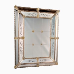 Miroir Vénitien en Verre Murano "Cà Lileo" par Fratelli Tosi