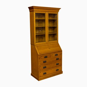 Arts and Crafts Oak Bureau Bookcase, 1890s