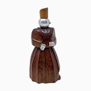 Mid-Century Modern Wood Pepper Mill by Peugeot, 1930s