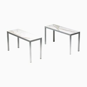 Carrara Marble Console Table by Philippe Starck, 1990s