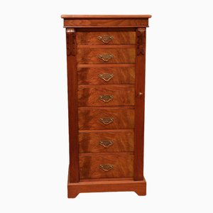 Chest of 7 Drawers in Mahogany, 1880s