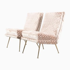 Pink Lounge Chairs, Set of 2