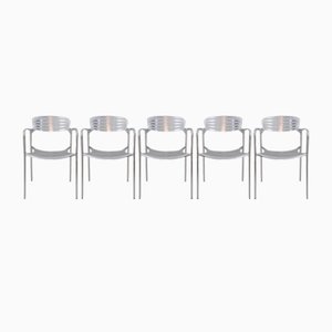 Toledo Chairs by Jorge Pensi for Amat-3, Spain, 1980s, Set of 5