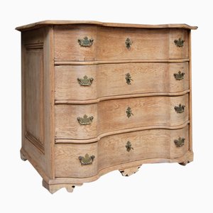 Antique Curved Baroque Chest of Drawers